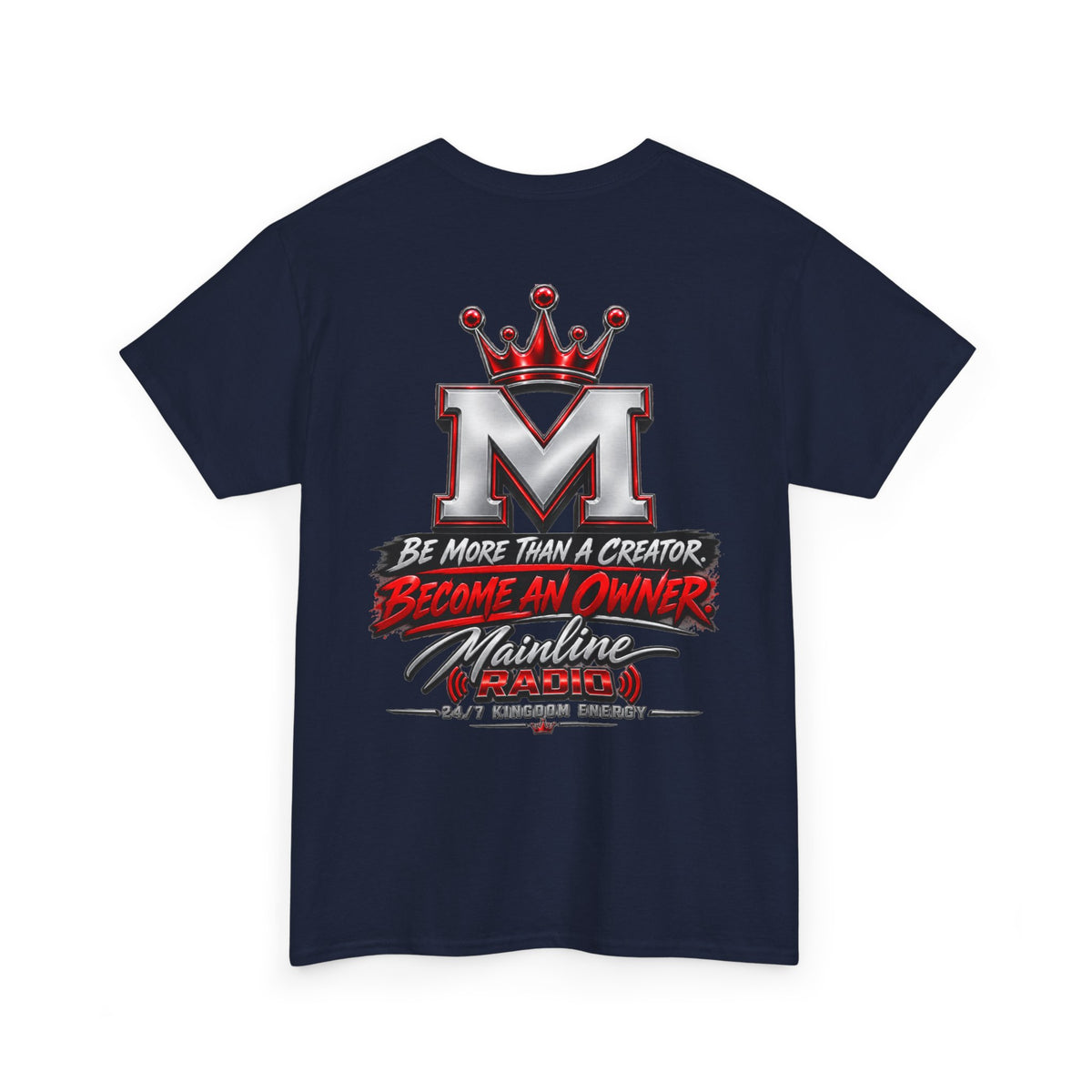 Mainline 'Become An Owner' Graphic Tee - Motivational Crown Streetwear