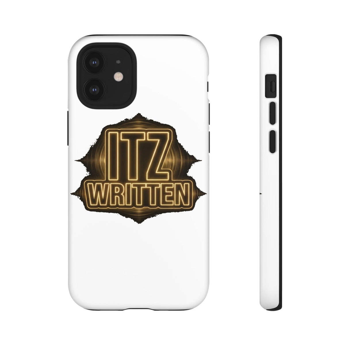 Phone Case — "Itz Written" Gold Emblem Tough Protective Case