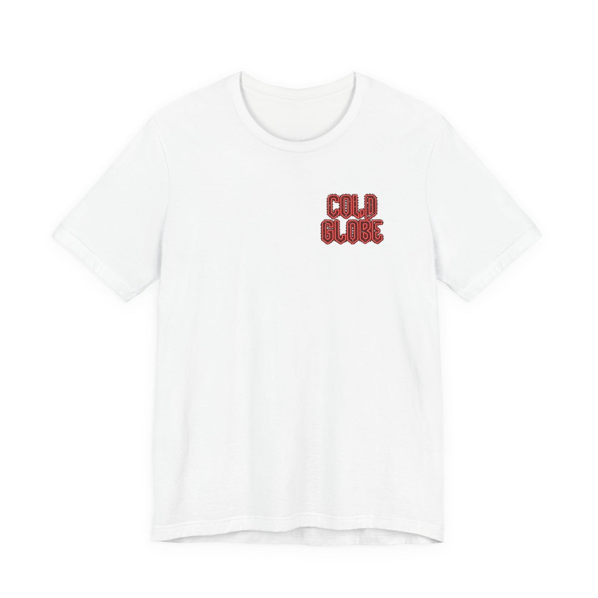 Short Sleeve Tee — “Cold Blood” Front + “From Ink To Impact” Gold Back Graphic