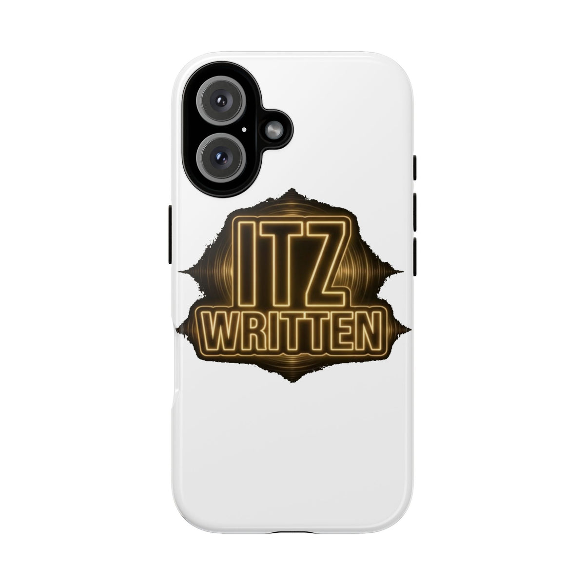 Phone Case — "Itz Written" Gold Emblem Tough Protective Case
