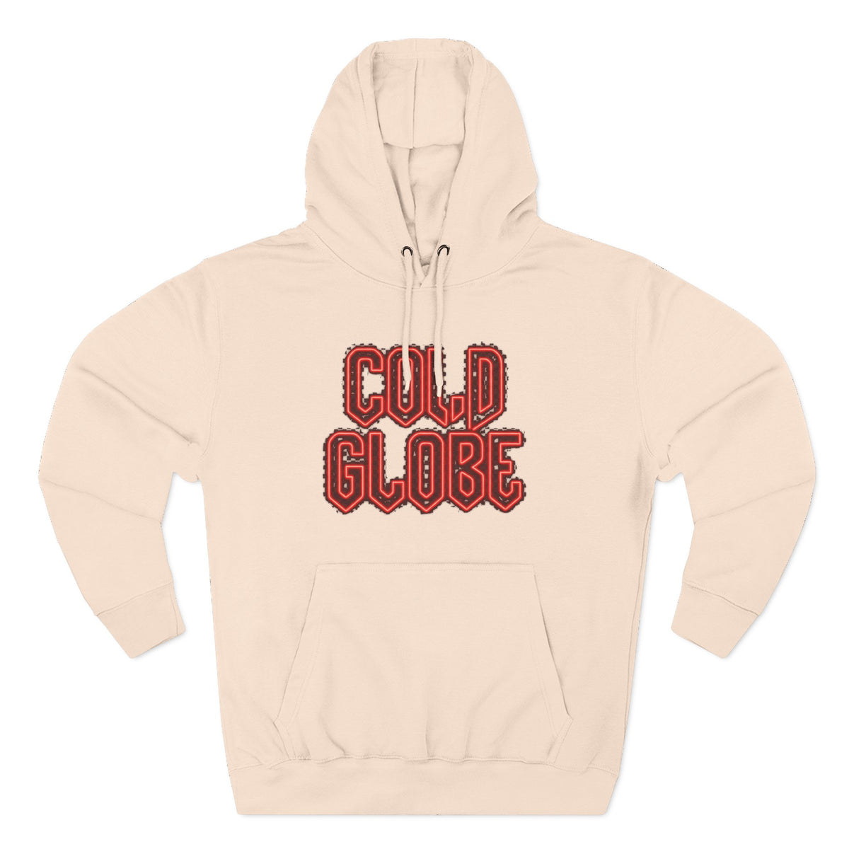 Fleece Hoodie — 'Cold Globe' & 'From Ink to Impact' Graphic Pullover