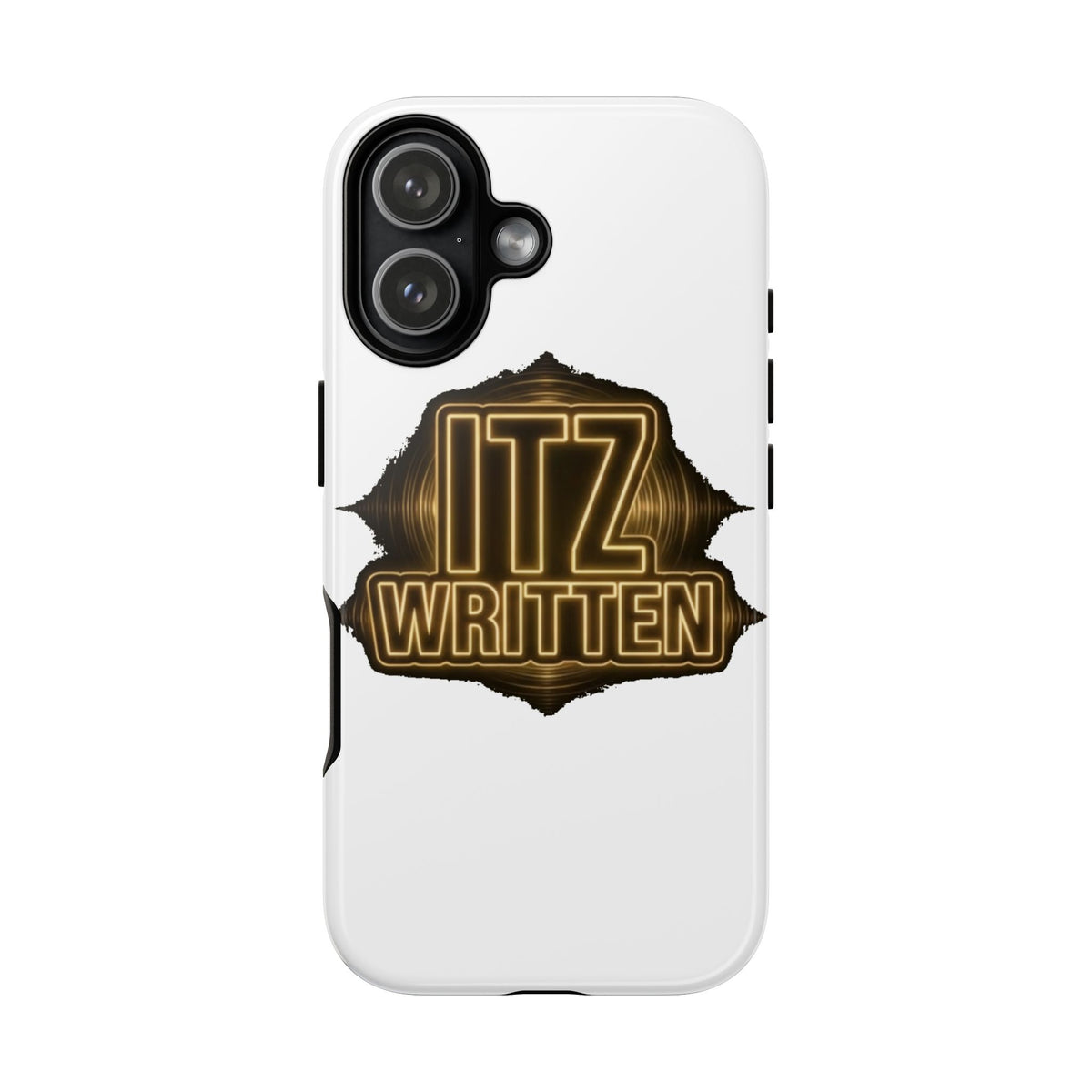 Phone Case — "Itz Written" Gold Emblem Tough Protective Case
