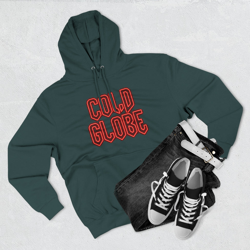 Fleece Hoodie — 'Cold Globe' & 'From Ink to Impact' Graphic Pullover