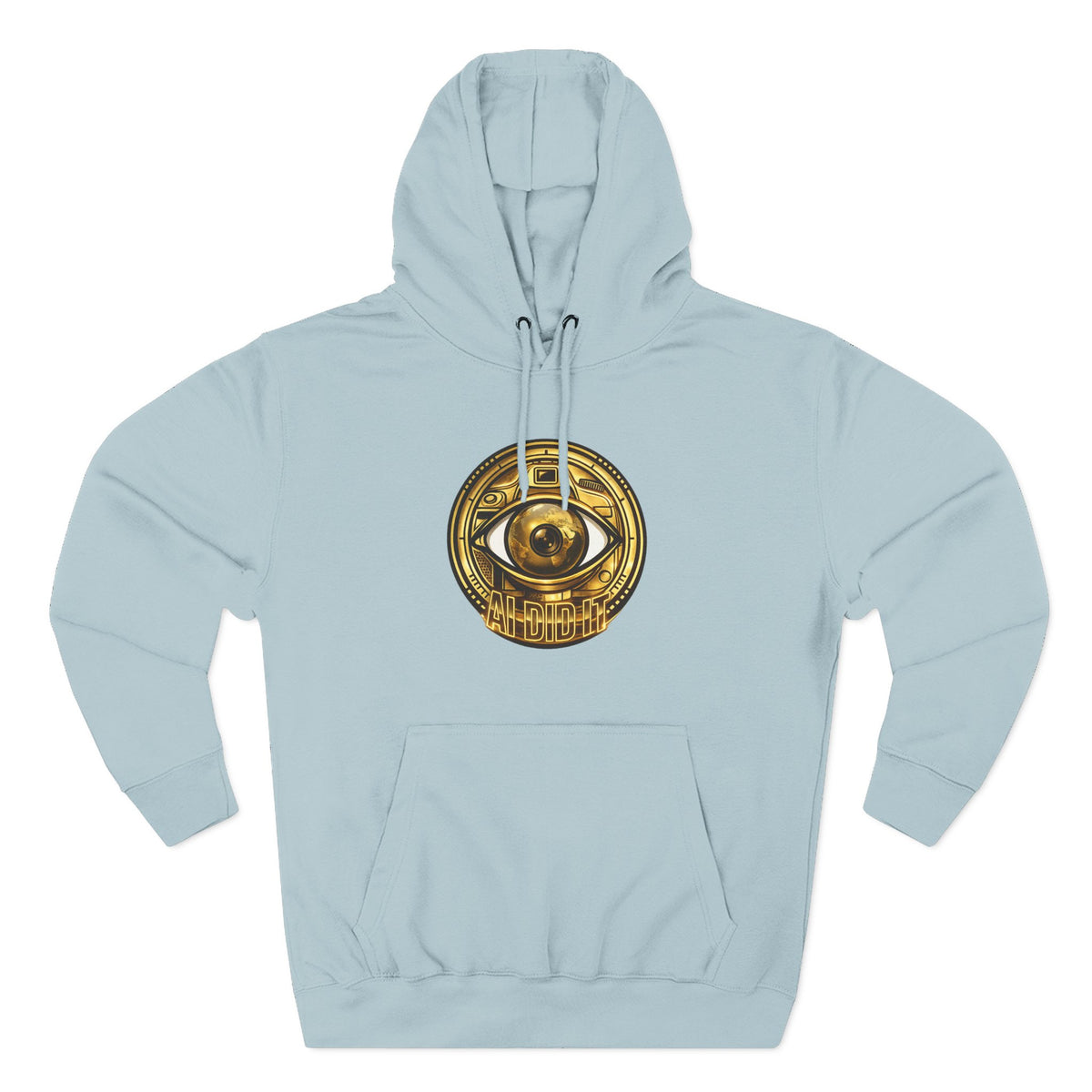 Hoodie — Gold Mystic Eye Emblem Fleece Hoodie