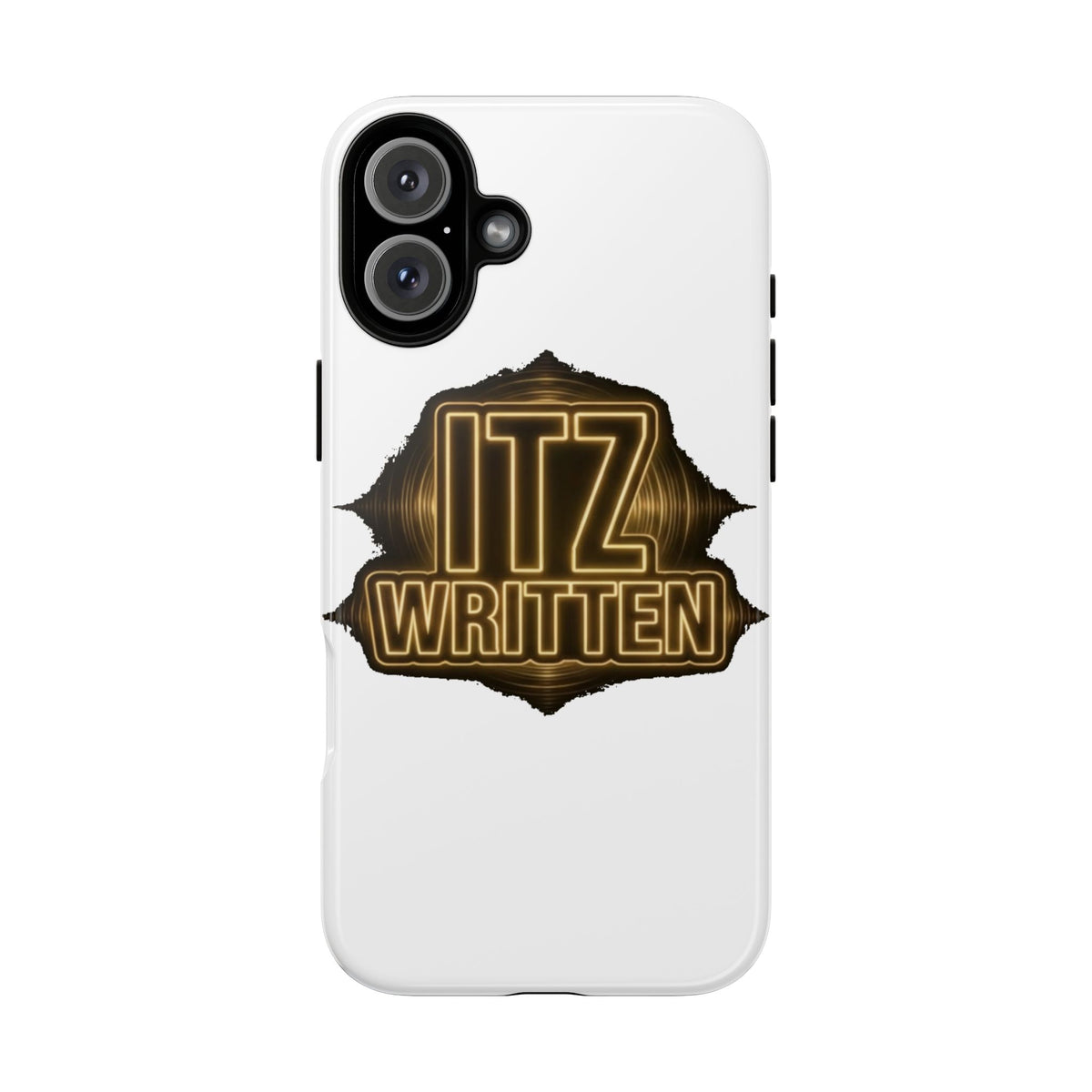 Phone Case — "Itz Written" Gold Emblem Tough Protective Case