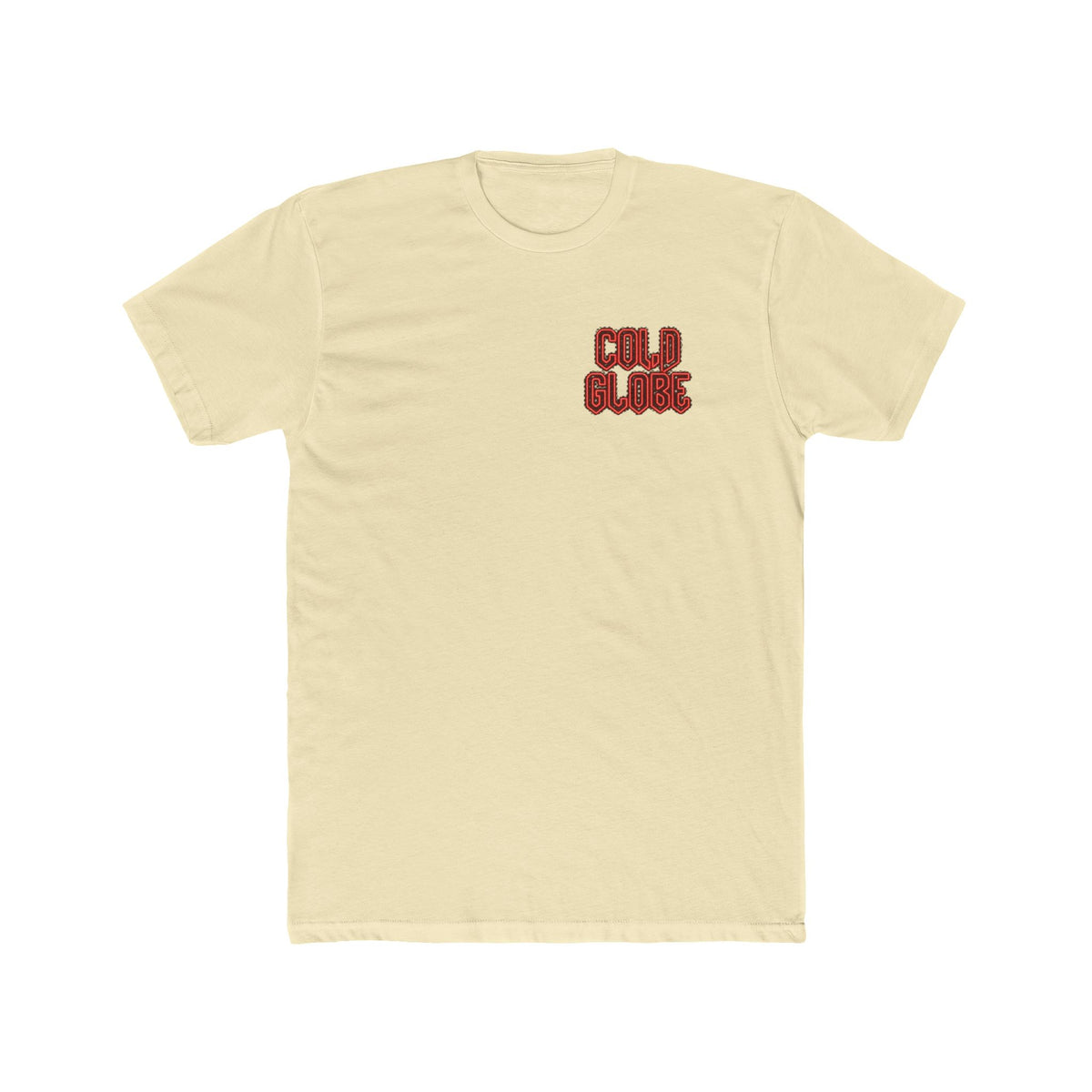 Cold Glow Chest Graphic Tee — "From Ink to Impact" Back Print