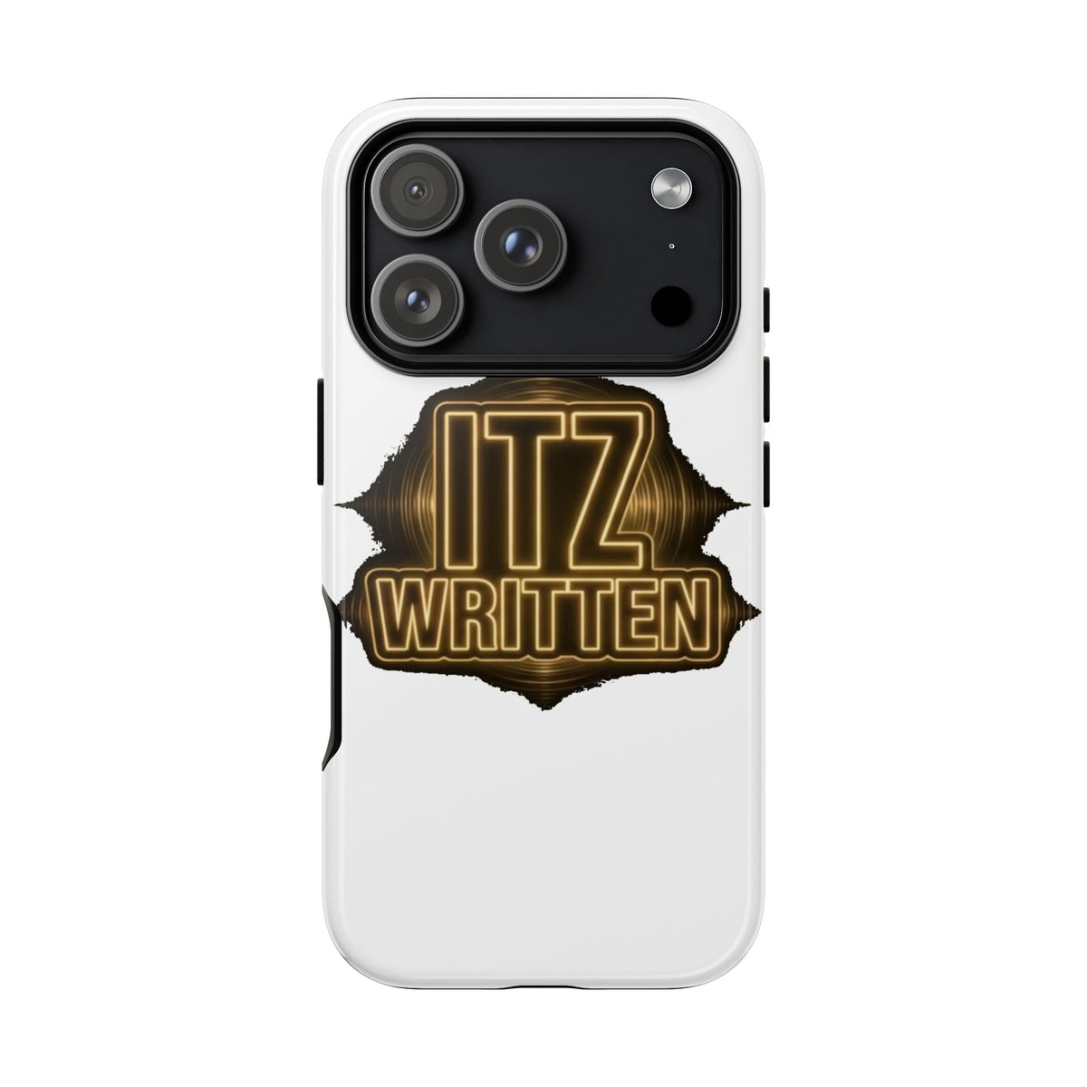Phone Case — "Itz Written" Gold Emblem Tough Protective Case