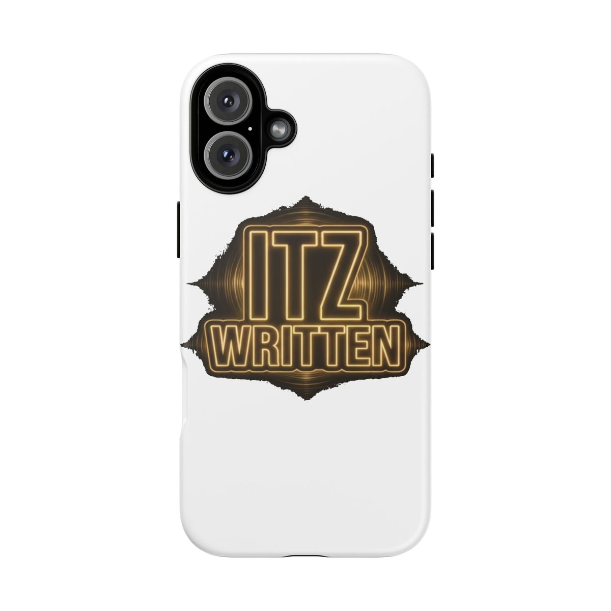Phone Case — "Itz Written" Gold Emblem Tough Protective Case