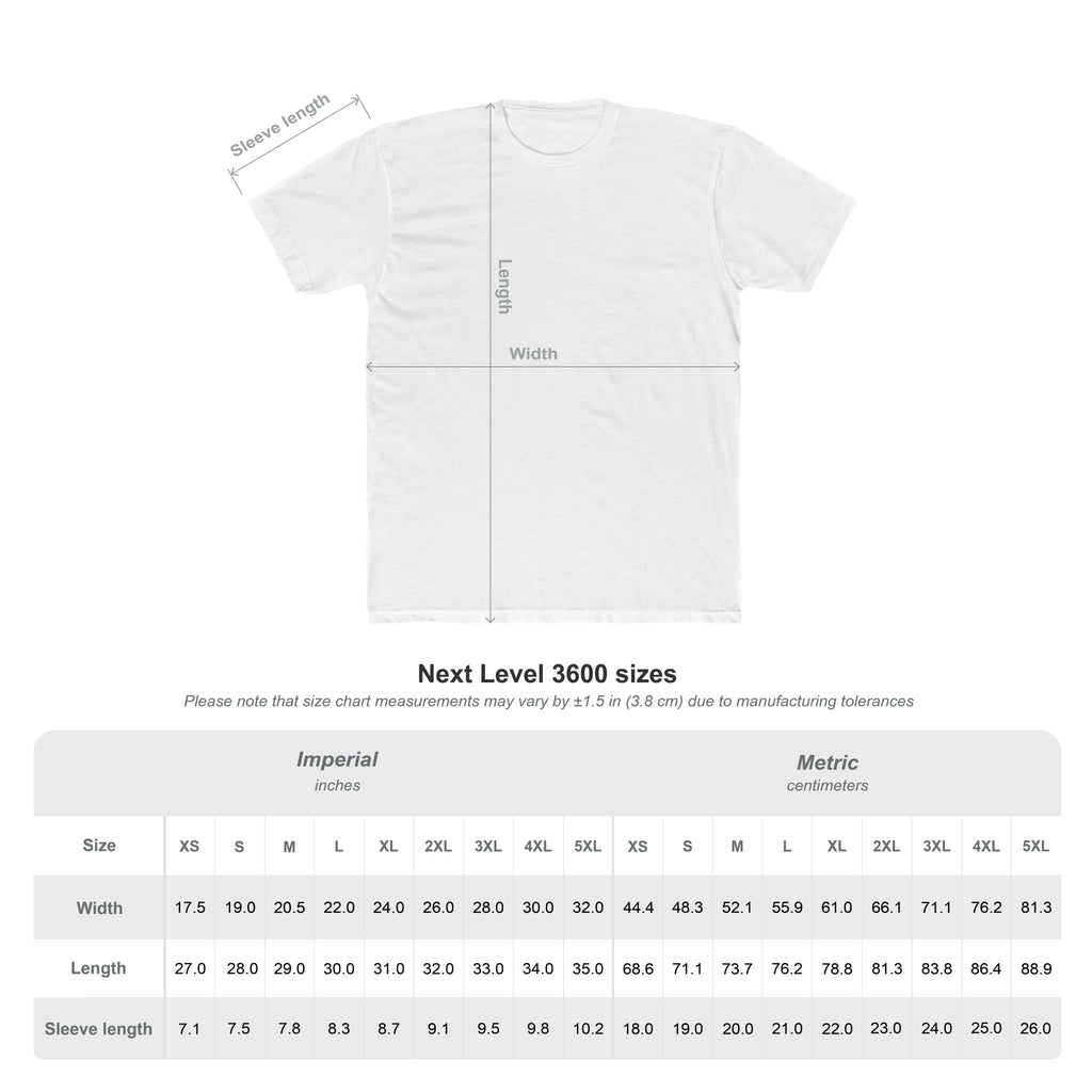 Cold Glow Chest Graphic Tee — "From Ink to Impact" Back Print