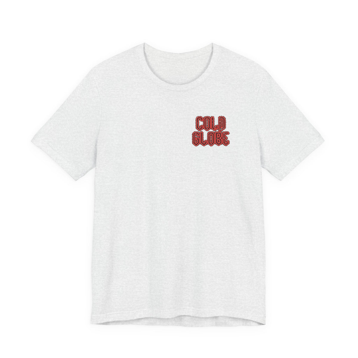 Short Sleeve Tee — “Cold Blood” Front + “From Ink To Impact” Gold Back Graphic
