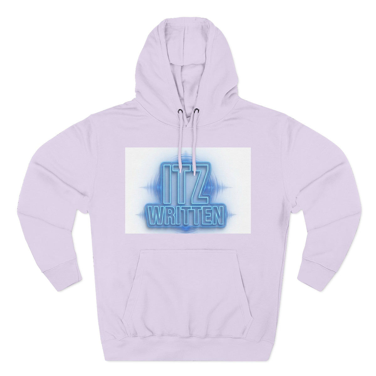 Hoodie — Neon "Itz Written" & Gold "From Ink To Impact" Graphic Pullover