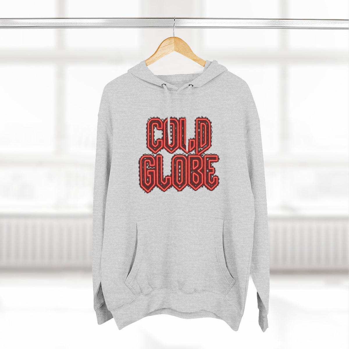 Fleece Hoodie — 'Cold Globe' & 'From Ink to Impact' Graphic Pullover