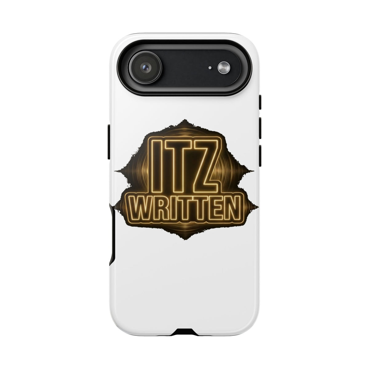 Phone Case — "Itz Written" Gold Emblem Tough Protective Case