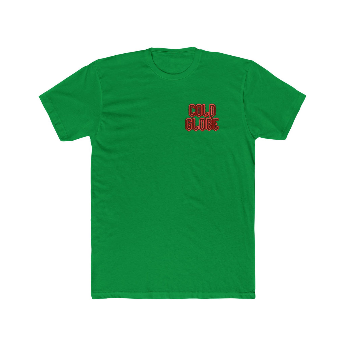 Cold Glow Chest Graphic Tee — "From Ink to Impact" Back Print