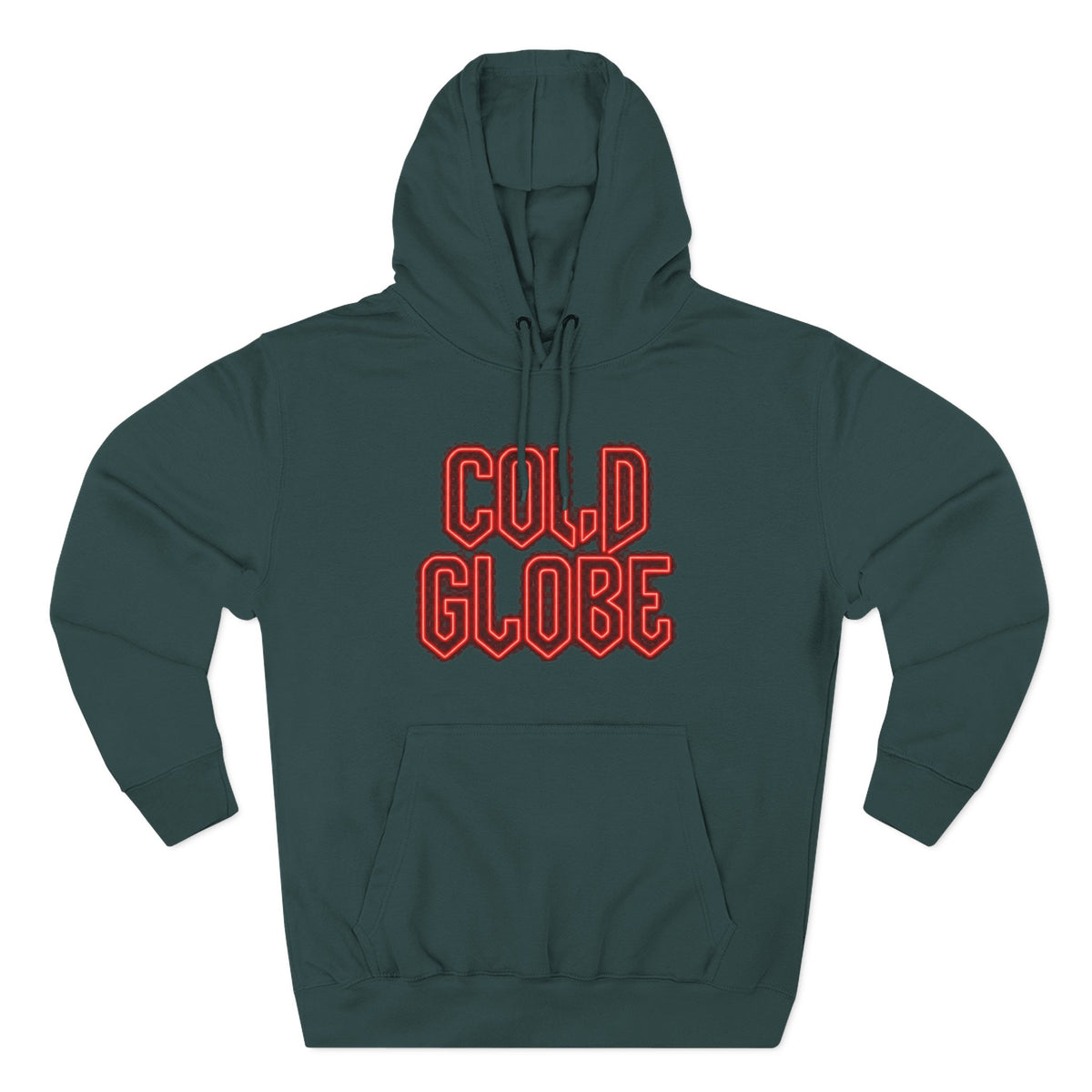 Fleece Hoodie — 'Cold Globe' & 'From Ink to Impact' Graphic Pullover