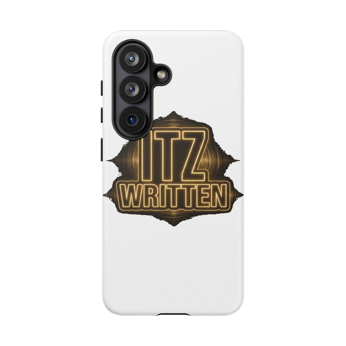 Phone Case — "Itz Written" Gold Emblem Tough Protective Case