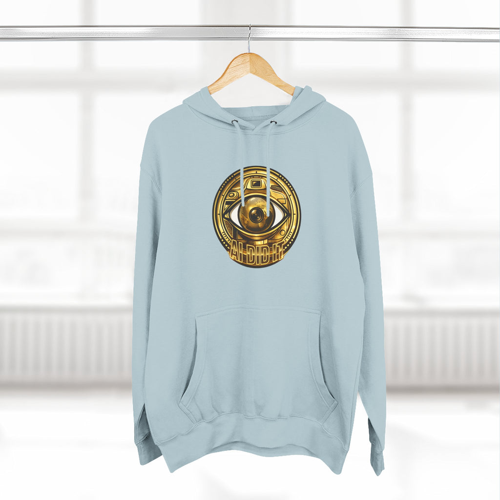 Hoodie — Gold Mystic Eye Emblem Fleece Hoodie