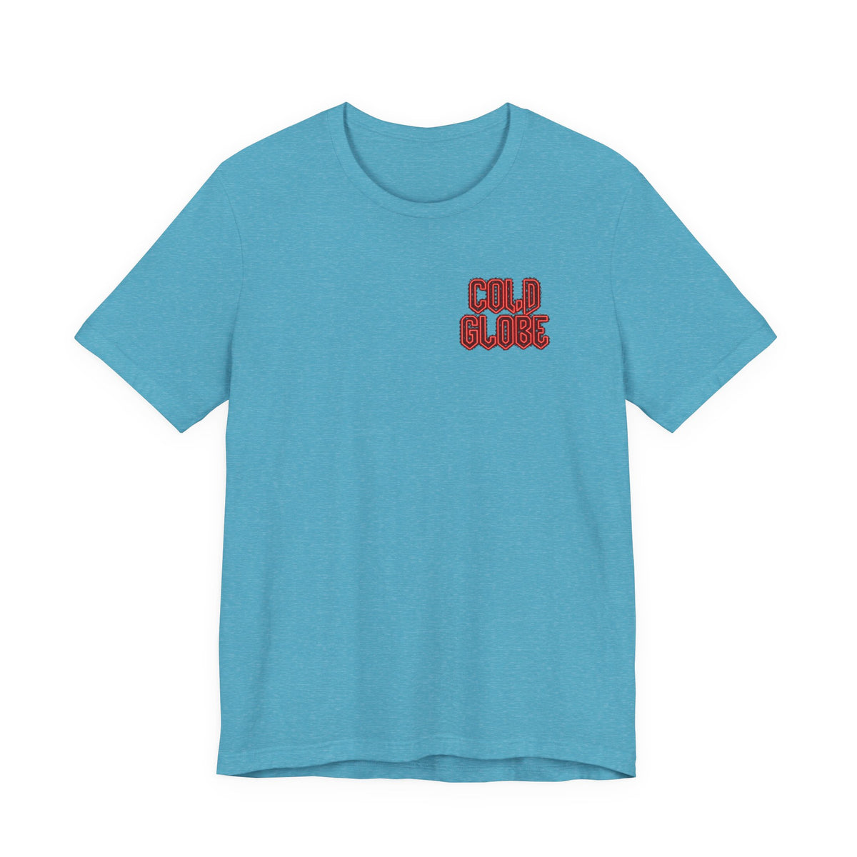 Short Sleeve Tee — “Cold Blood” Front + “From Ink To Impact” Gold Back Graphic