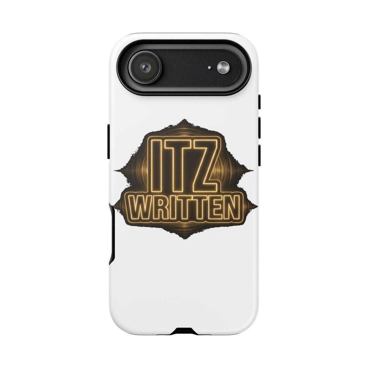 Phone Case — "Itz Written" Gold Emblem Tough Protective Case