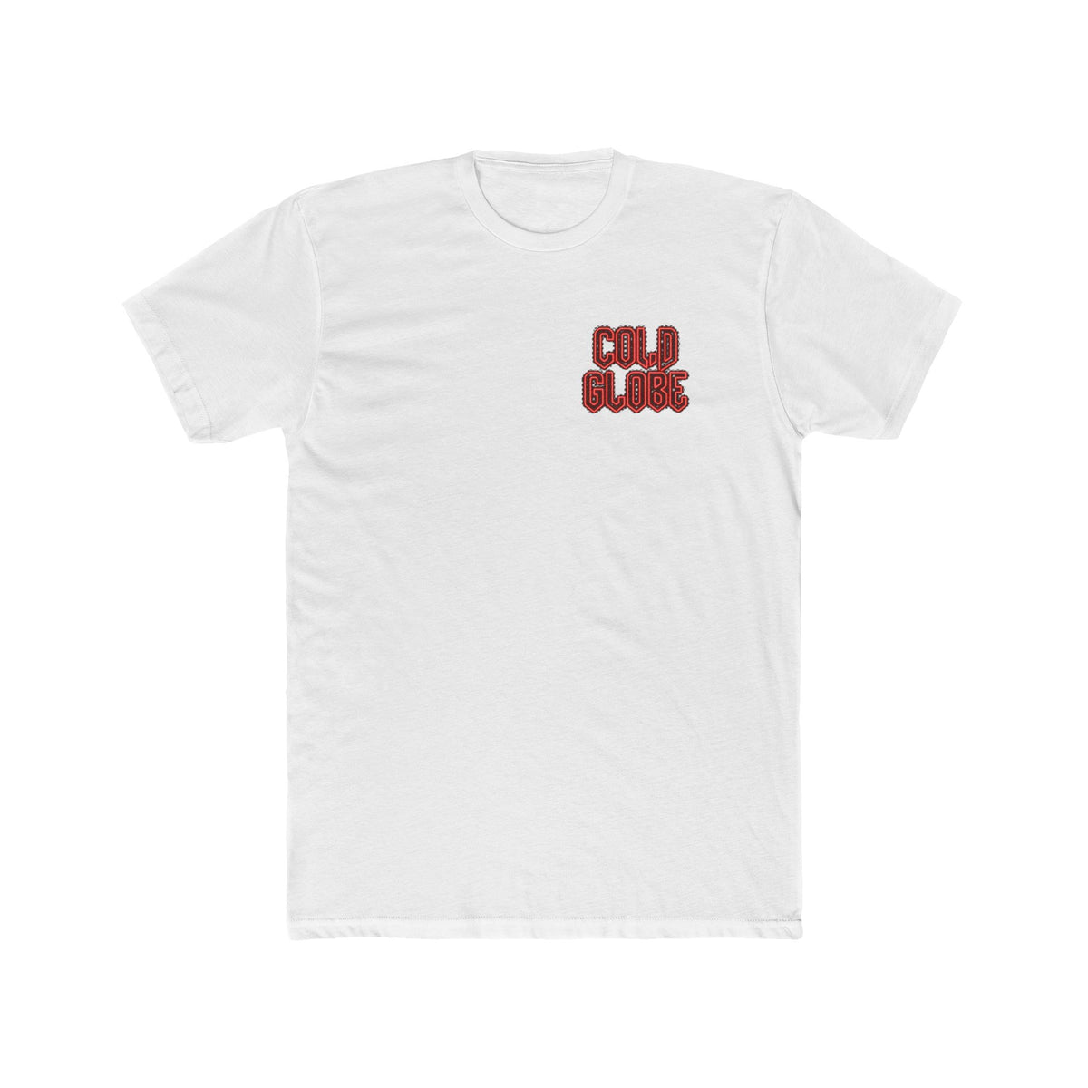 Cold Glow Chest Graphic Tee — "From Ink to Impact" Back Print