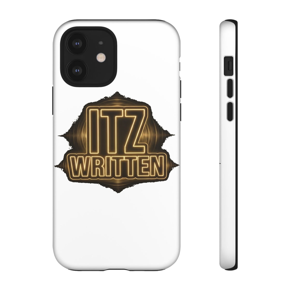Phone Case — "Itz Written" Gold Emblem Tough Protective Case