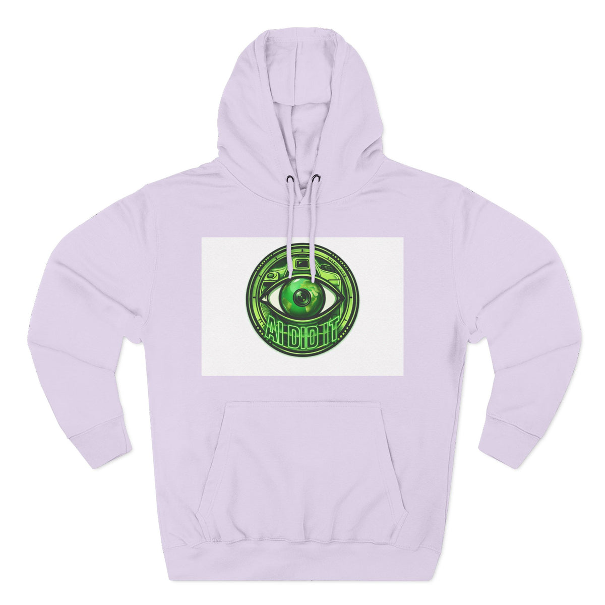 Green Mystic Eye Hoodie — Psychedelic All-Seeing Eye Graphic