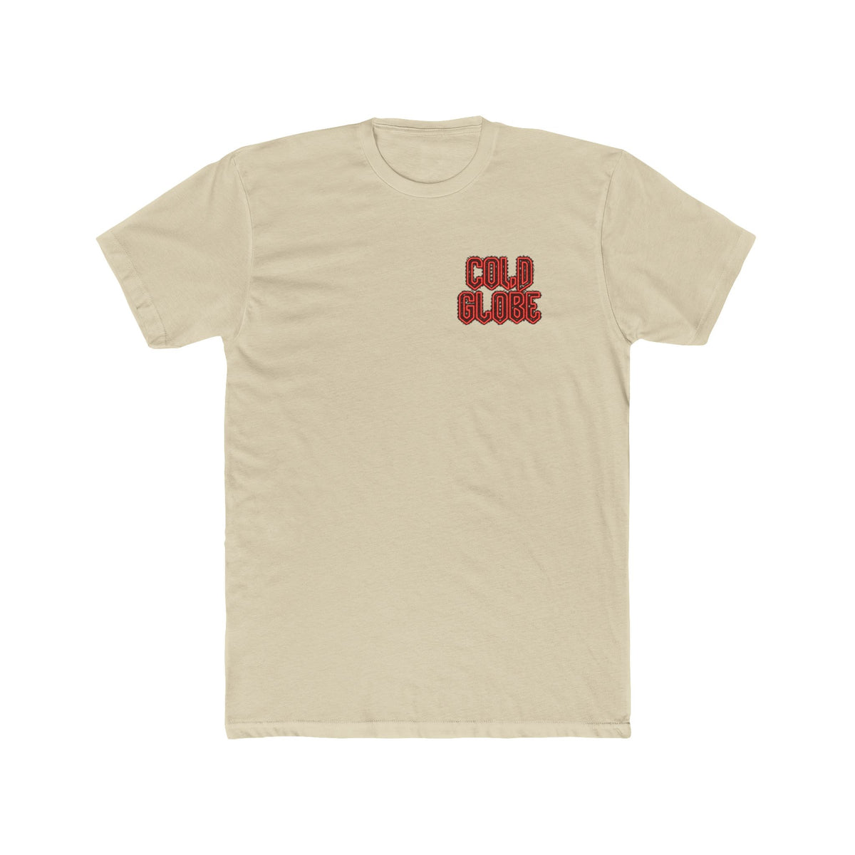 Cold Glow Chest Graphic Tee — "From Ink to Impact" Back Print