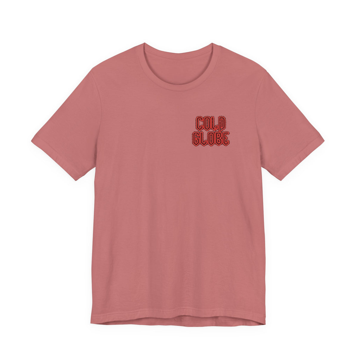 Short Sleeve Tee — “Cold Blood” Front + “From Ink To Impact” Gold Back Graphic