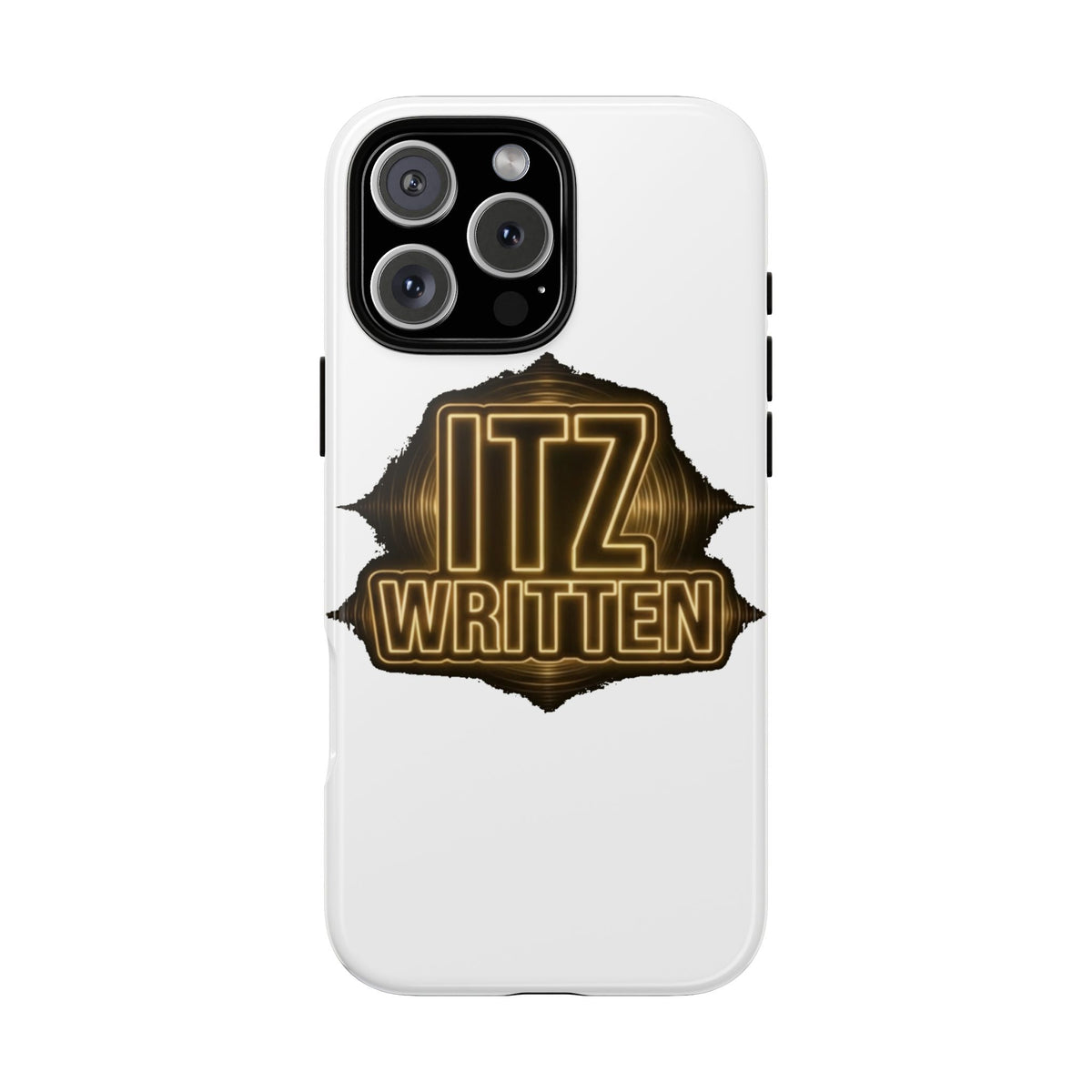 Phone Case — "Itz Written" Gold Emblem Tough Protective Case