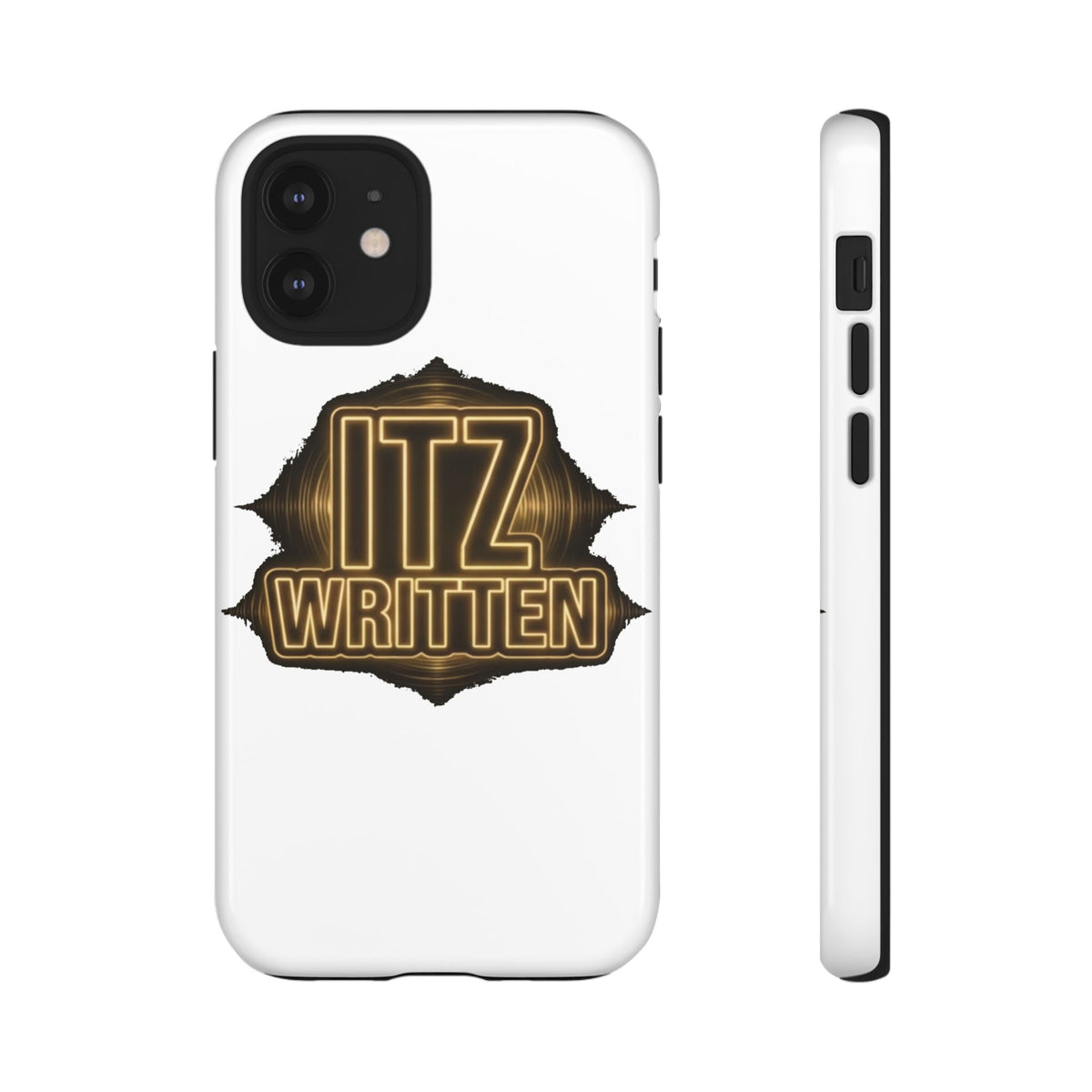 Phone Case — "Itz Written" Gold Emblem Tough Protective Case
