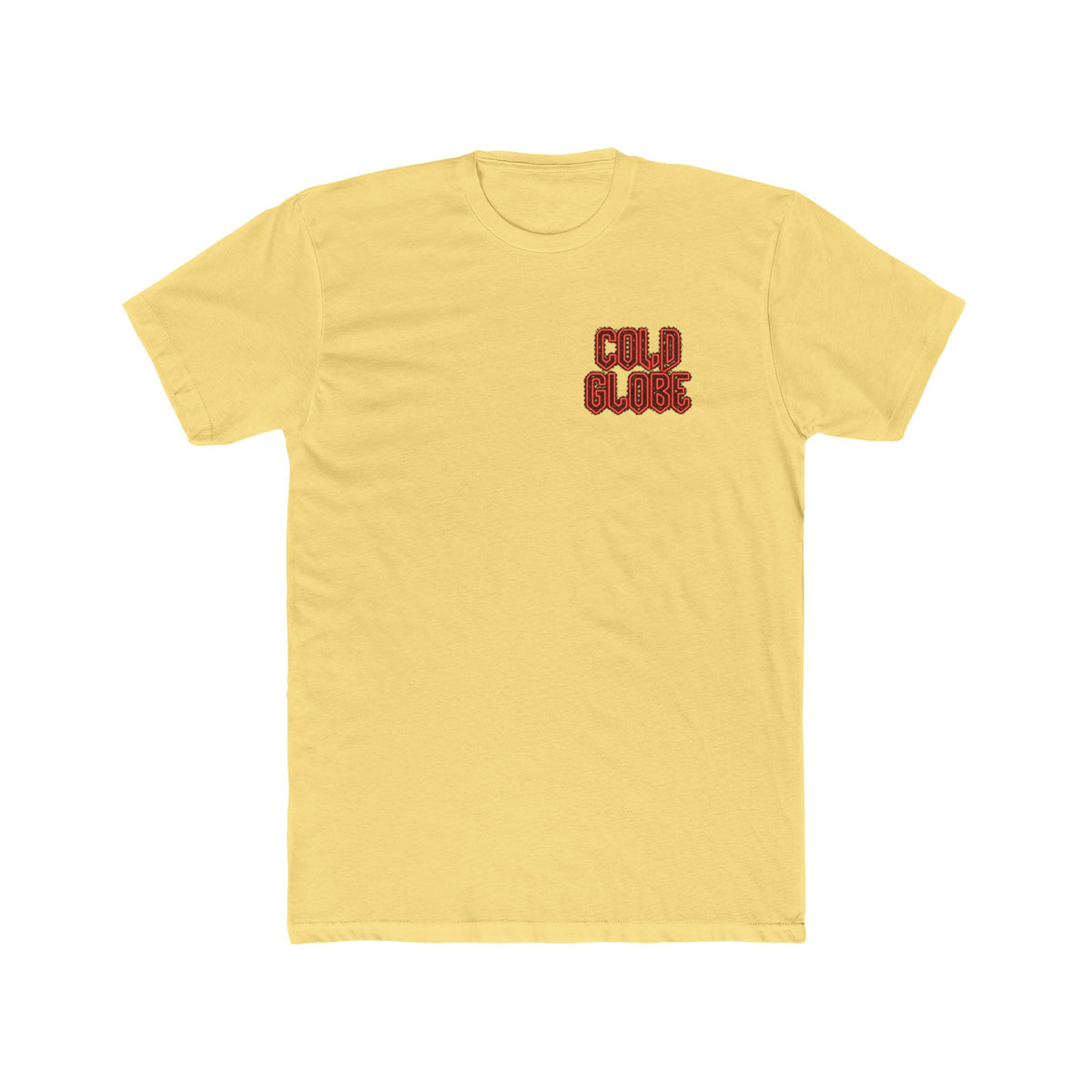 Cold Glow Chest Graphic Tee — "From Ink to Impact" Back Print