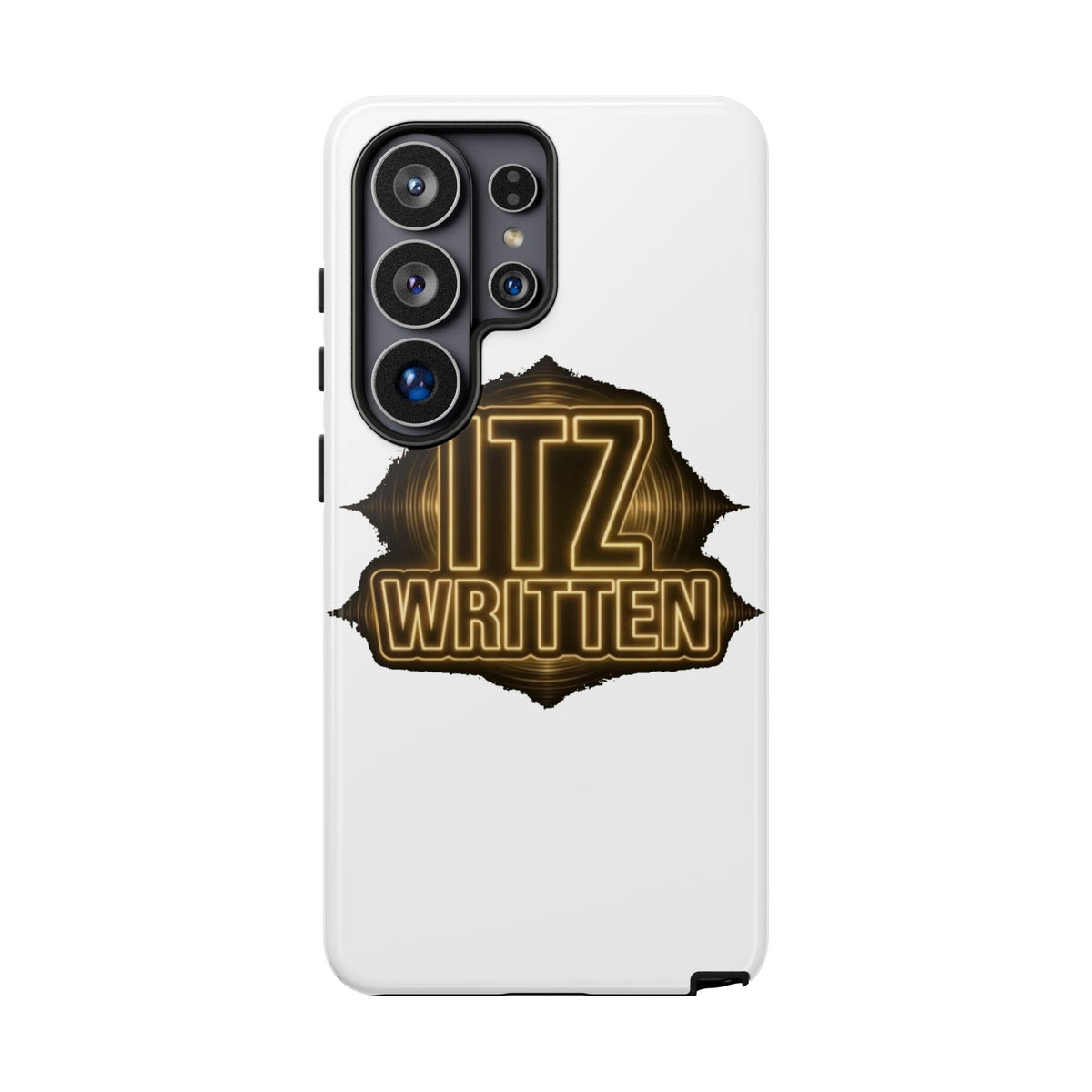 Phone Case — "Itz Written" Gold Emblem Tough Protective Case