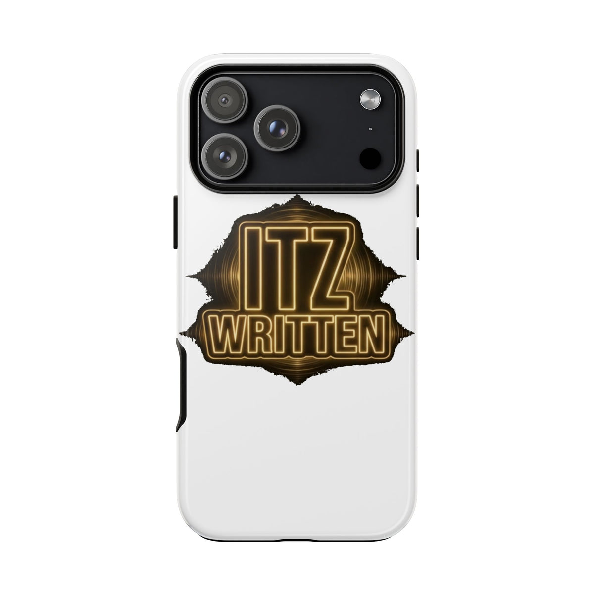 Phone Case — "Itz Written" Gold Emblem Tough Protective Case