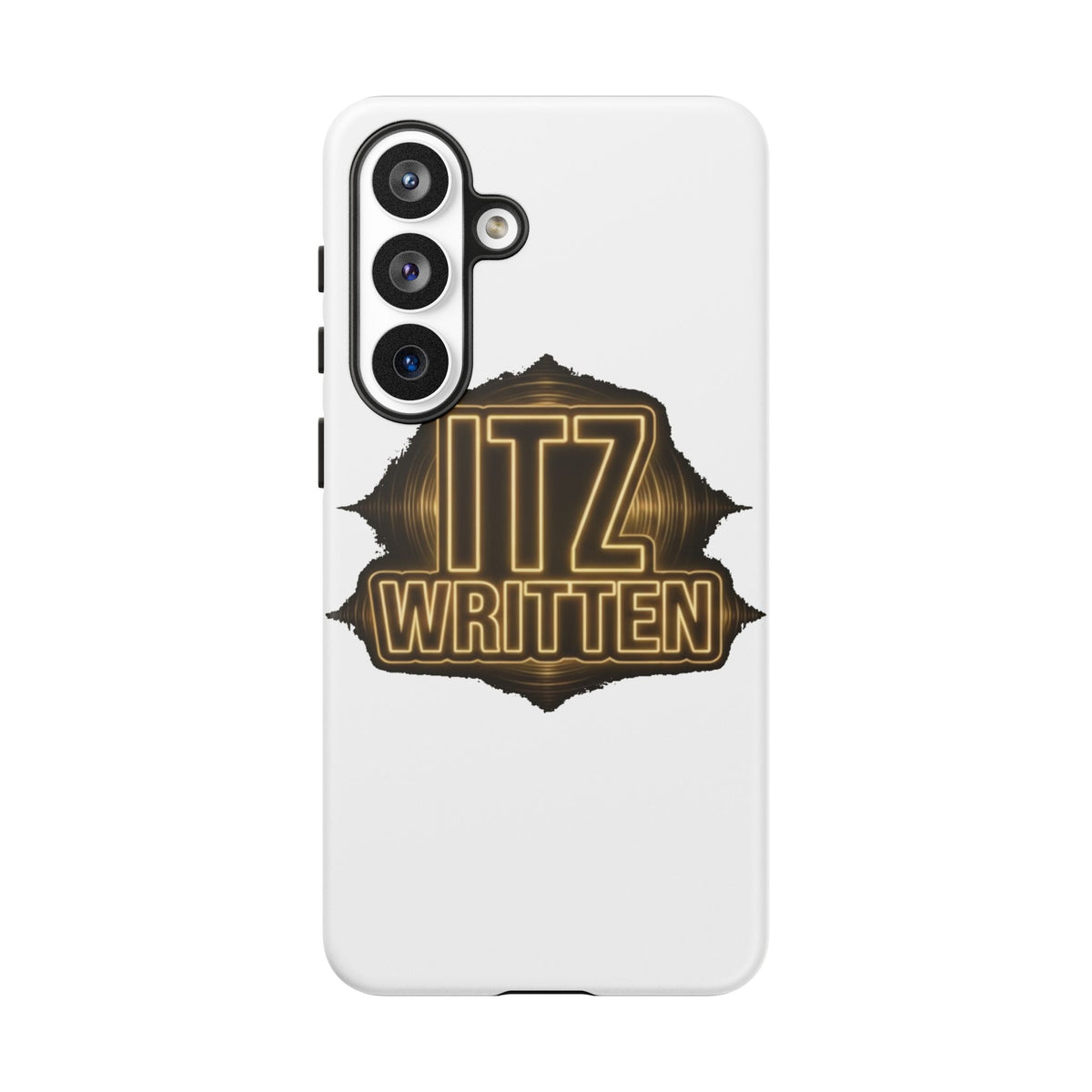 Phone Case — "Itz Written" Gold Emblem Tough Protective Case