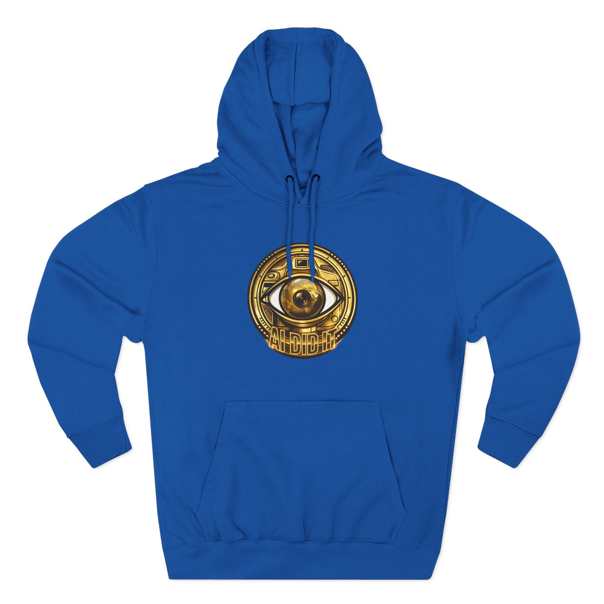 Hoodie — Gold Mystic Eye Emblem Fleece Hoodie