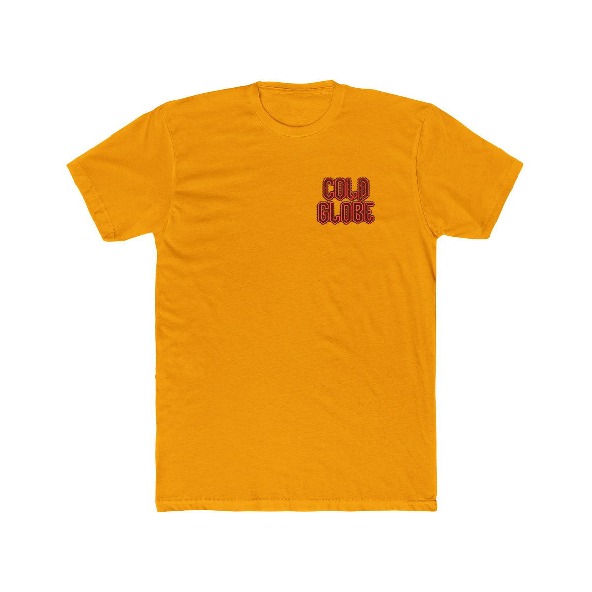 Cold Glow Chest Graphic Tee — "From Ink to Impact" Back Print