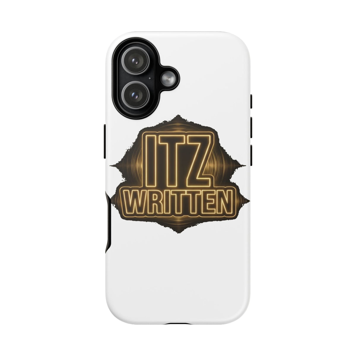Phone Case — "Itz Written" Gold Emblem Tough Protective Case