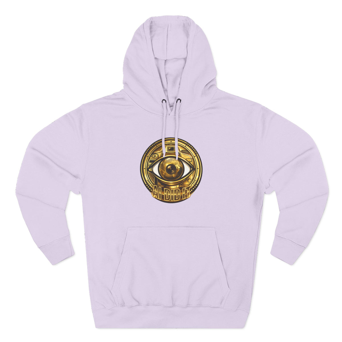 Hoodie — Gold Mystic Eye Emblem Fleece Hoodie