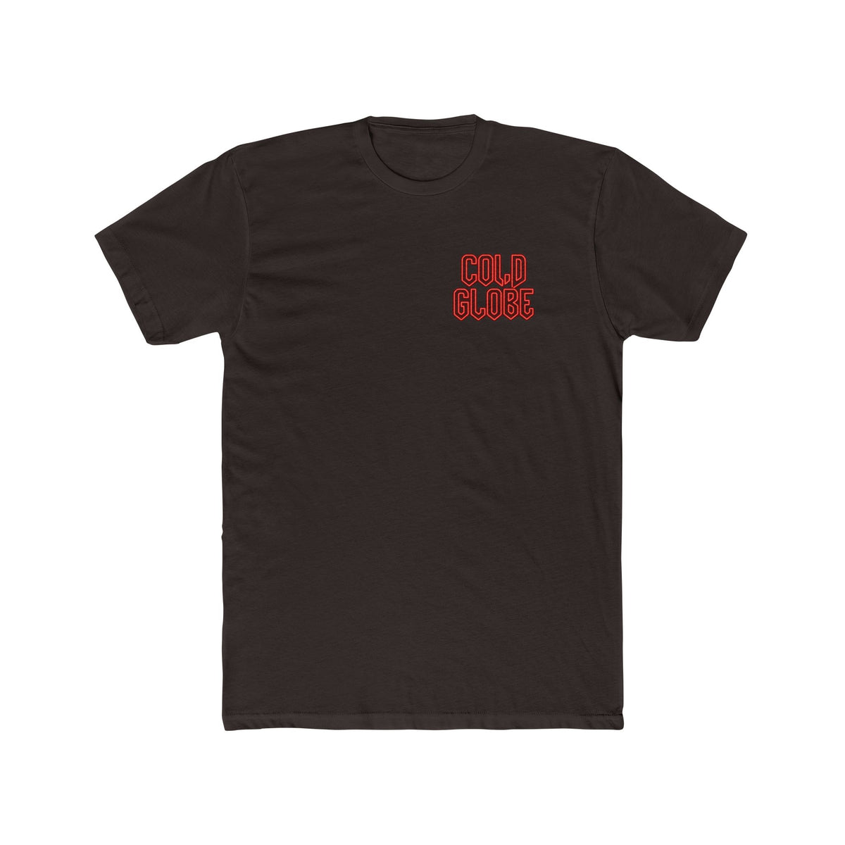 Cold Glow Chest Graphic Tee — "From Ink to Impact" Back Print