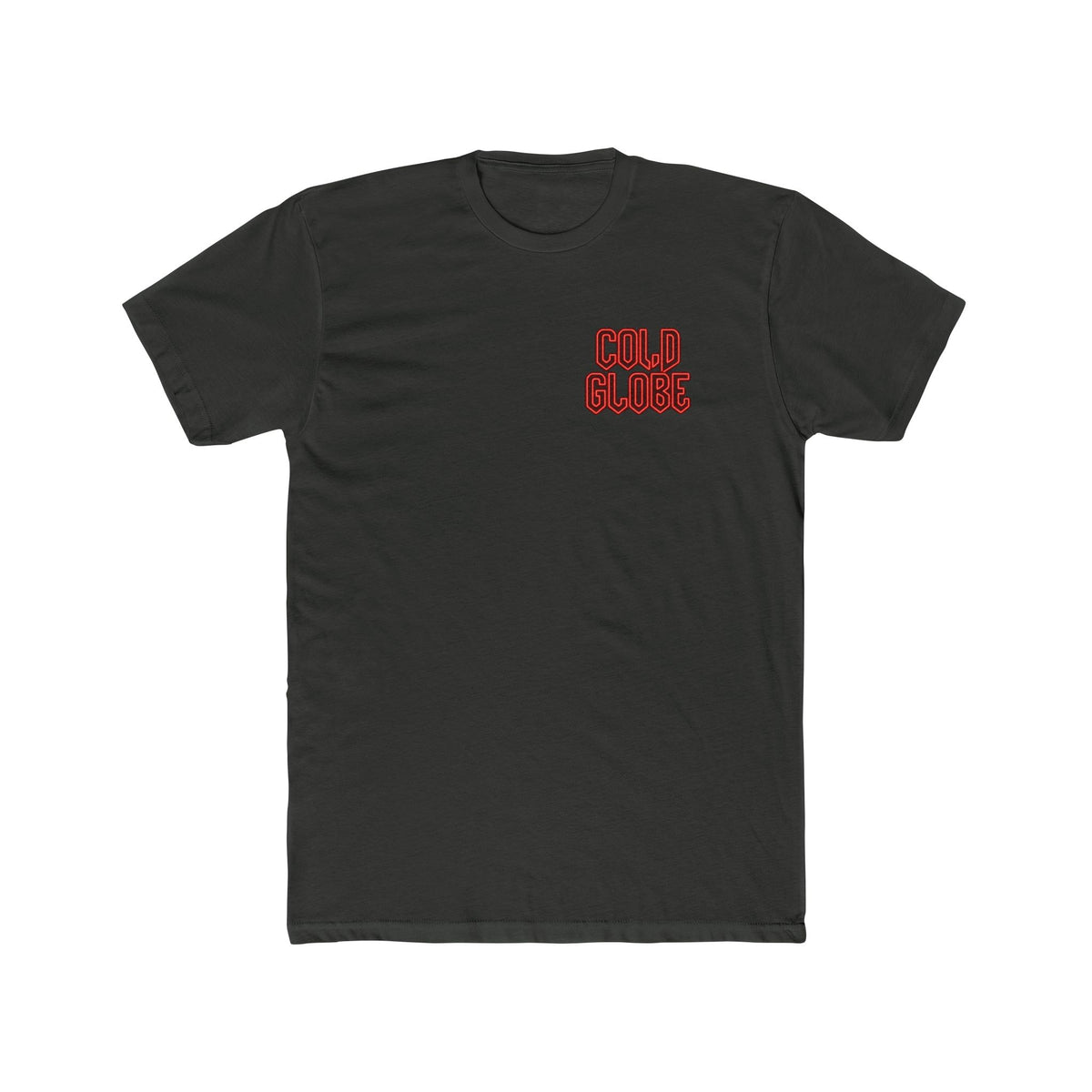 Cold Glow Chest Graphic Tee — "From Ink to Impact" Back Print