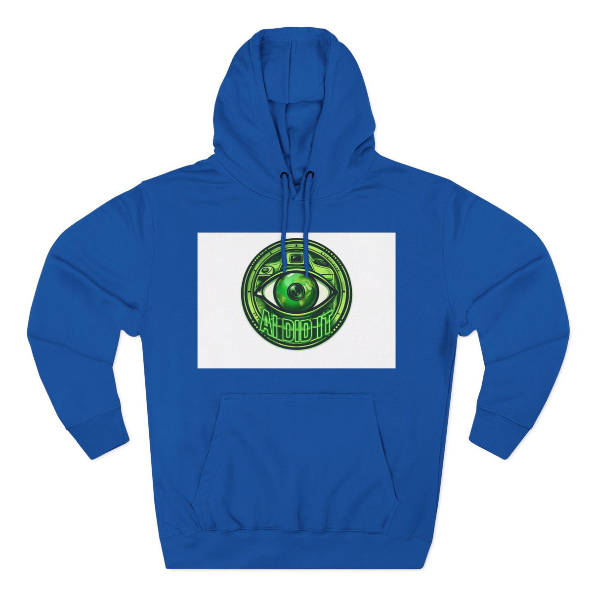 Green Mystic Eye Hoodie — Psychedelic All-Seeing Eye Graphic