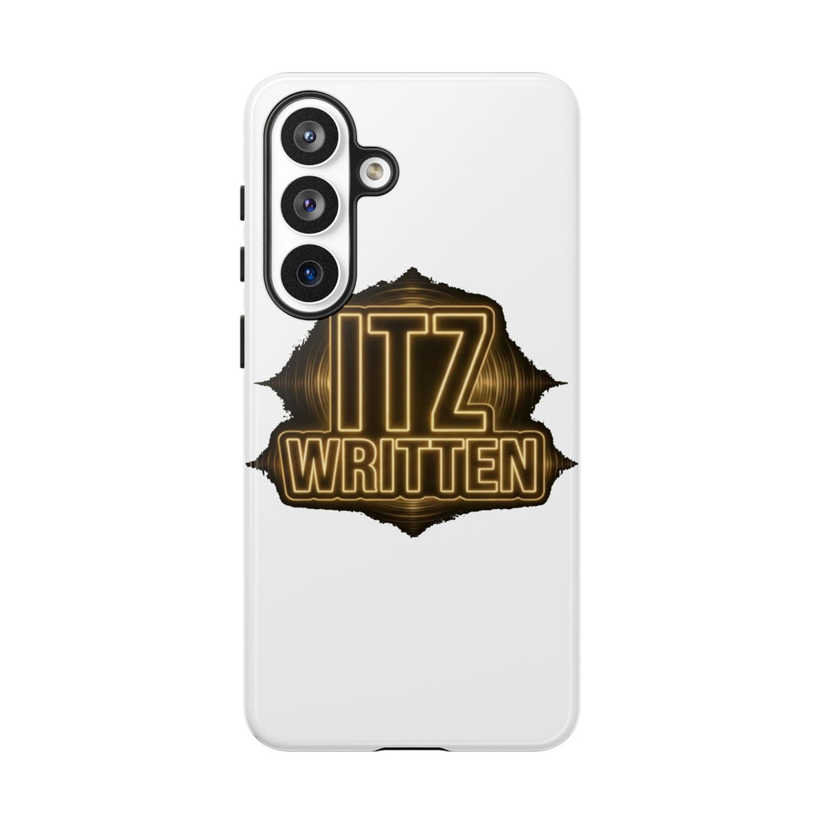 Phone Case — "Itz Written" Gold Emblem Tough Protective Case