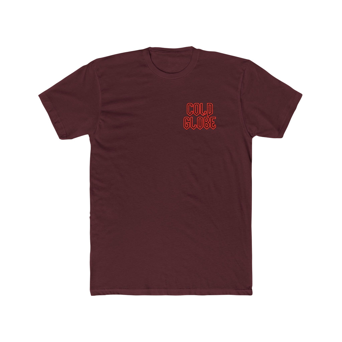 Cold Glow Chest Graphic Tee — "From Ink to Impact" Back Print
