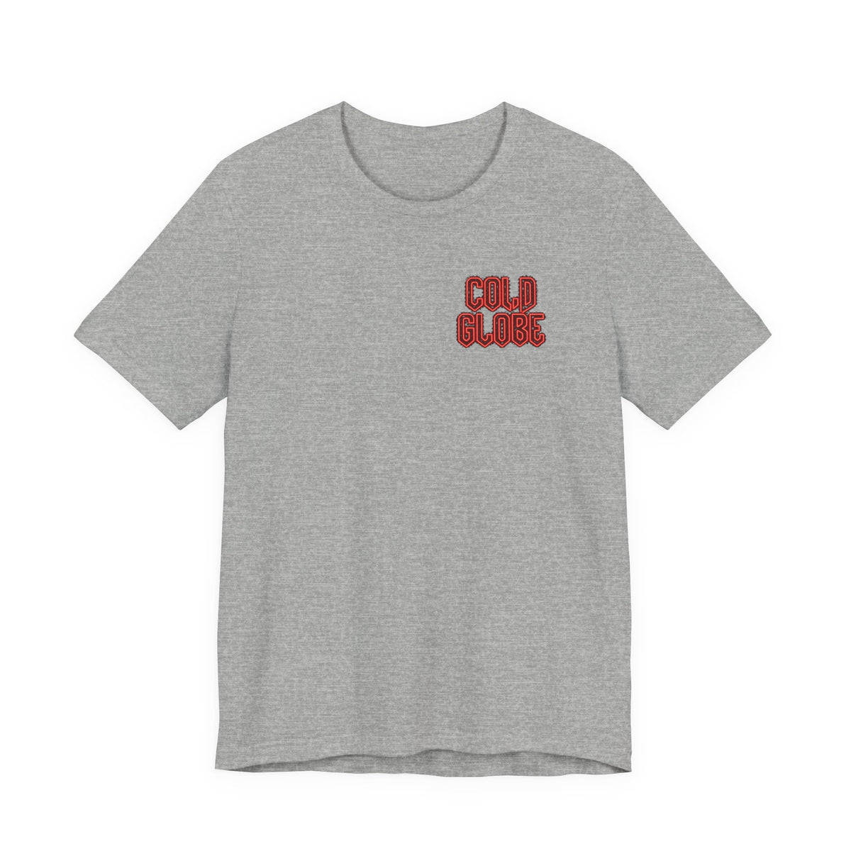 Short Sleeve Tee — “Cold Blood” Front + “From Ink To Impact” Gold Back Graphic